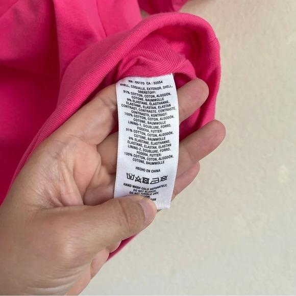 Maeve Anthropologie Puff-Sleeve Wrap Top Pink - Picture 5 of 5